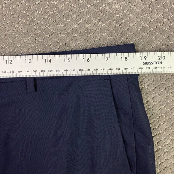 J. CREW Crosby Loro Piana Suit Pants Dress Mens 35 x 30 Fits 37 x 29.5 Navy Wool - Picture 12 of 16